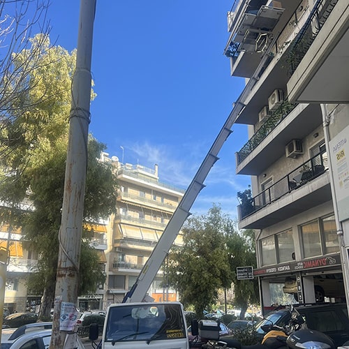 ανυψωτικό για μετακομίσεις