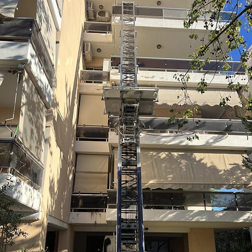 γερανός για μετακομίσεις